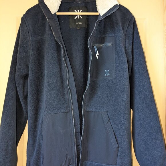 Onepiece Norway Jumpsuit Mens Med Fleece Blue Jump In One Piece Sherpa Zip Close - Picture 7 of 16